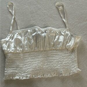 Silky White/Cream top